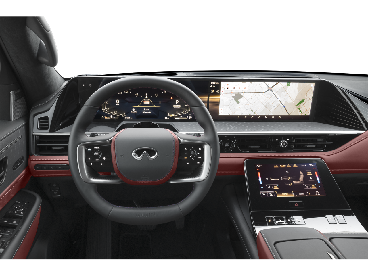 2027 INFINITI QX80 — interior view
