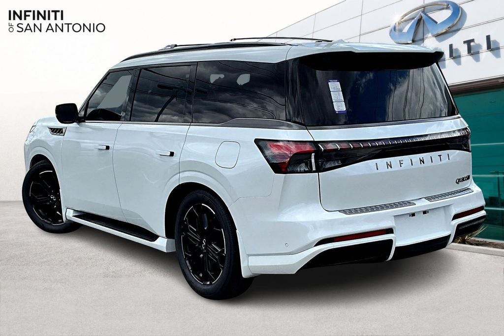 2026 INFINITI QX80 — rear three-quarter view