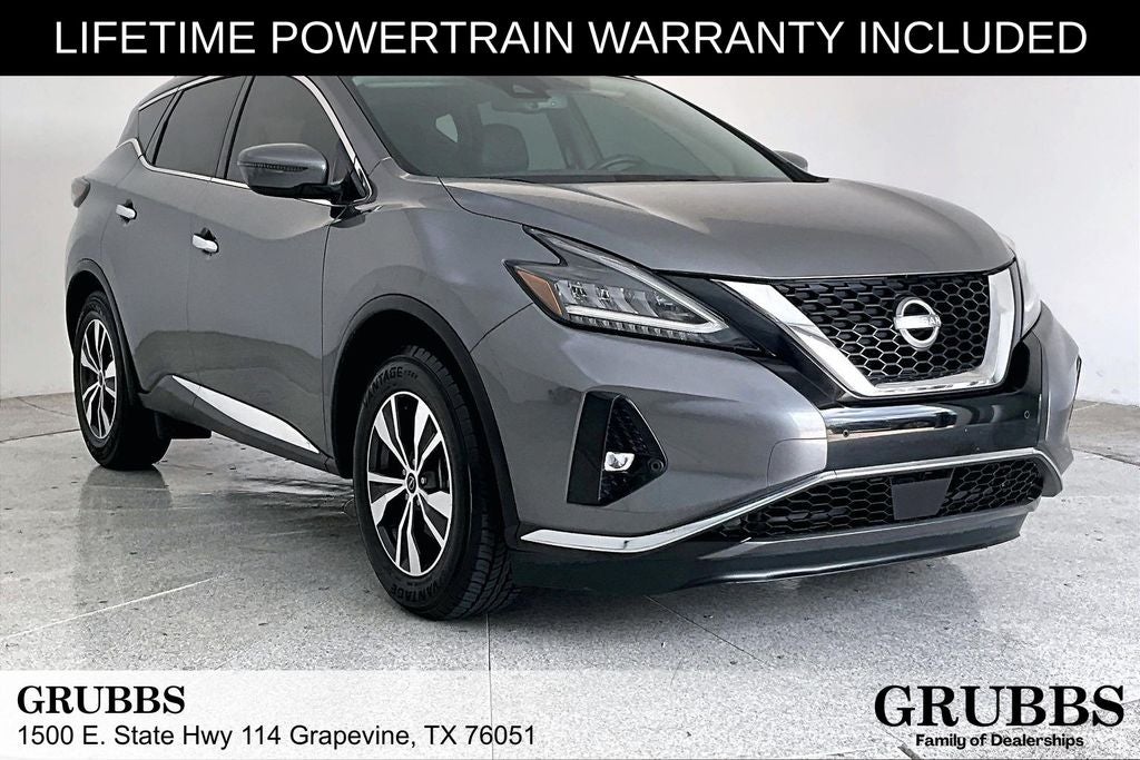 2023 Nissan Murano SV in Gun Metallic — front three-quarter view