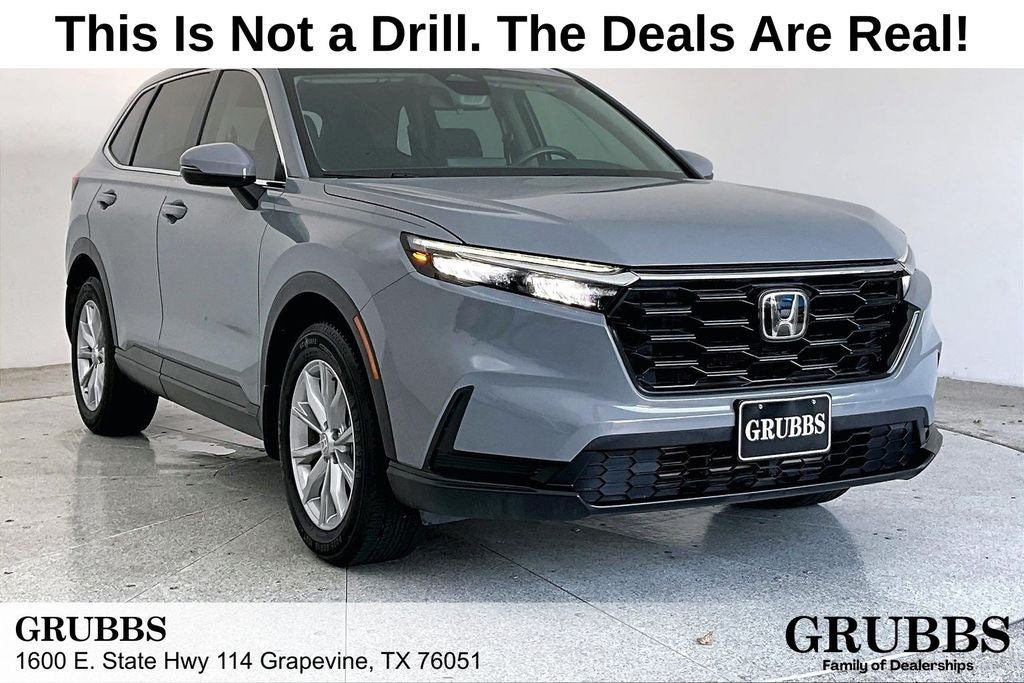 2024 Honda CR-V EX in Sparkle Silver Metallic — front three-quarter view