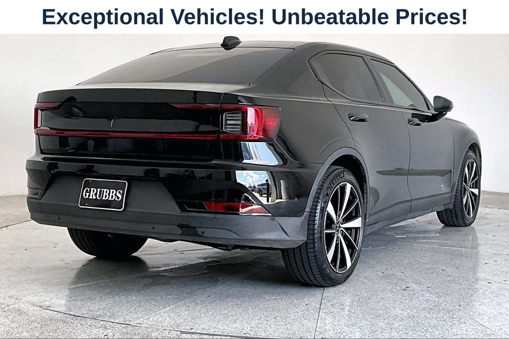 2022 Polestar 2 Long Range Dual Motor in Black Metallic — front three-quarter view