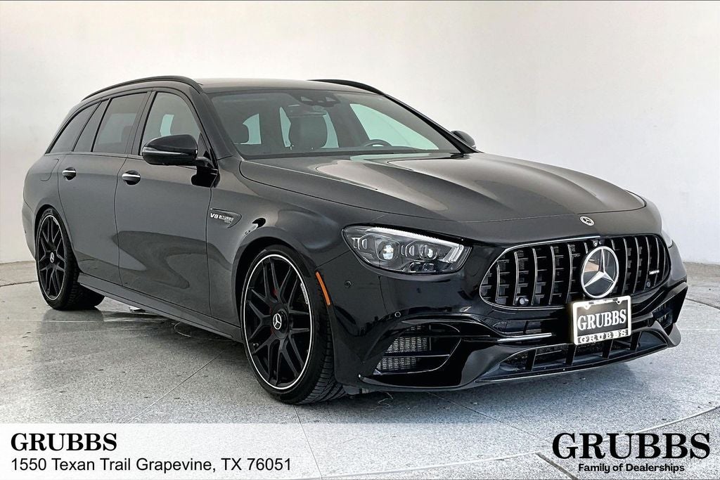 2023 Mercedes-Benz E-Class E 63 S AMG 4MATIC in Black — front three-quarter view