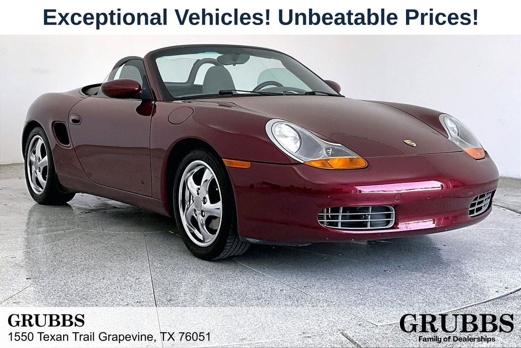 2000 Porsche Boxster Base in Arena Red Metallic — front three-quarter view